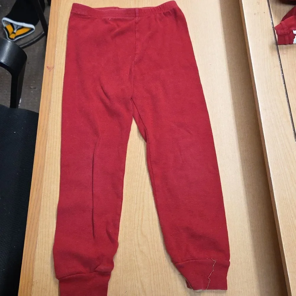 Childs Crazy 8 Santa Jammies With Extra Elf‎ Top And Hat Size 4